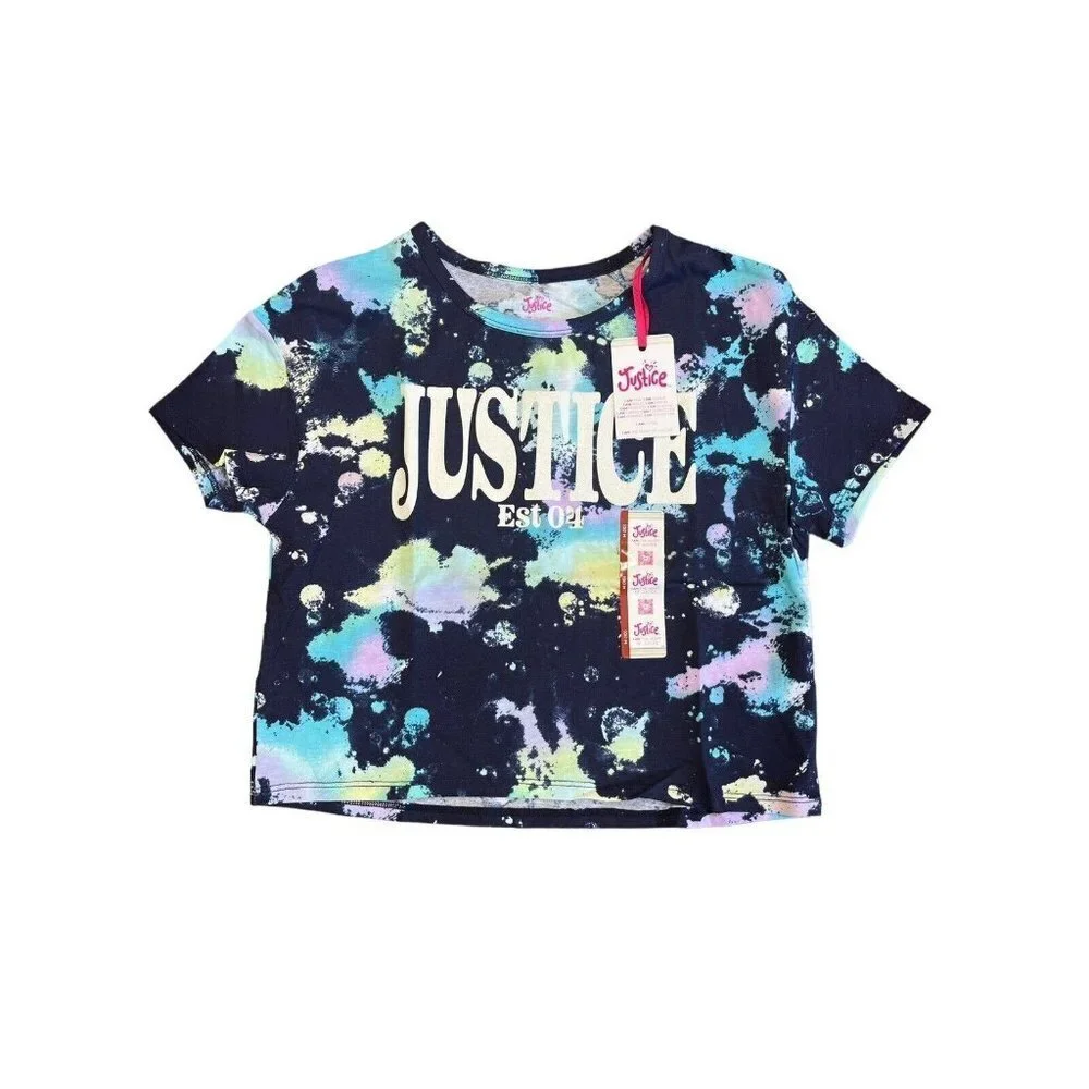 Justice Girls Everyday Faves Short Sleeve Graphic T-Shirt Size M (10) NWT